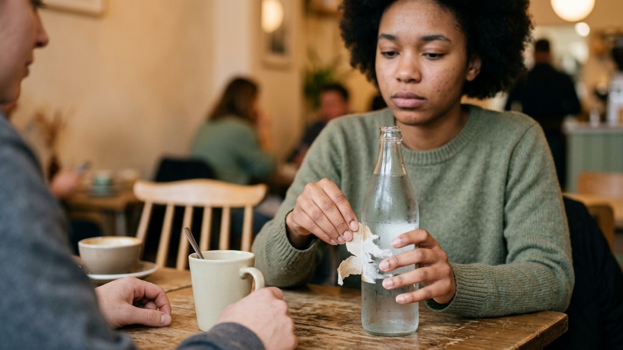 A psicologia explica que quem descasca rótulos de garrafas durante conversas pode não estar apenas entediado, mas tentando ocupar as mãos para controlar o nervosismo