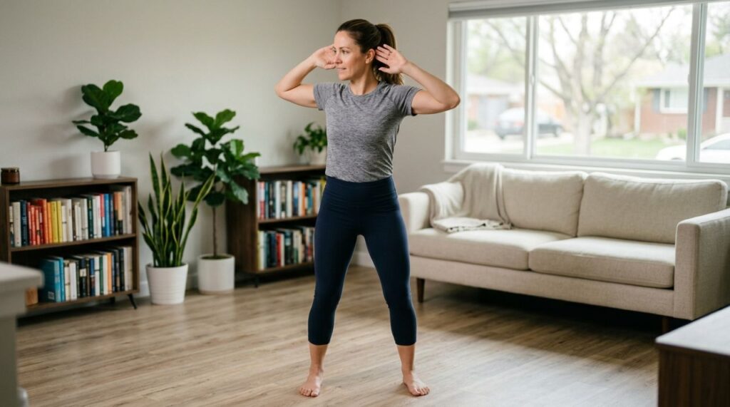 5 exercícios em pé para fortalecer o abdômen e aumentar a queima de calorias sem deitar no chão