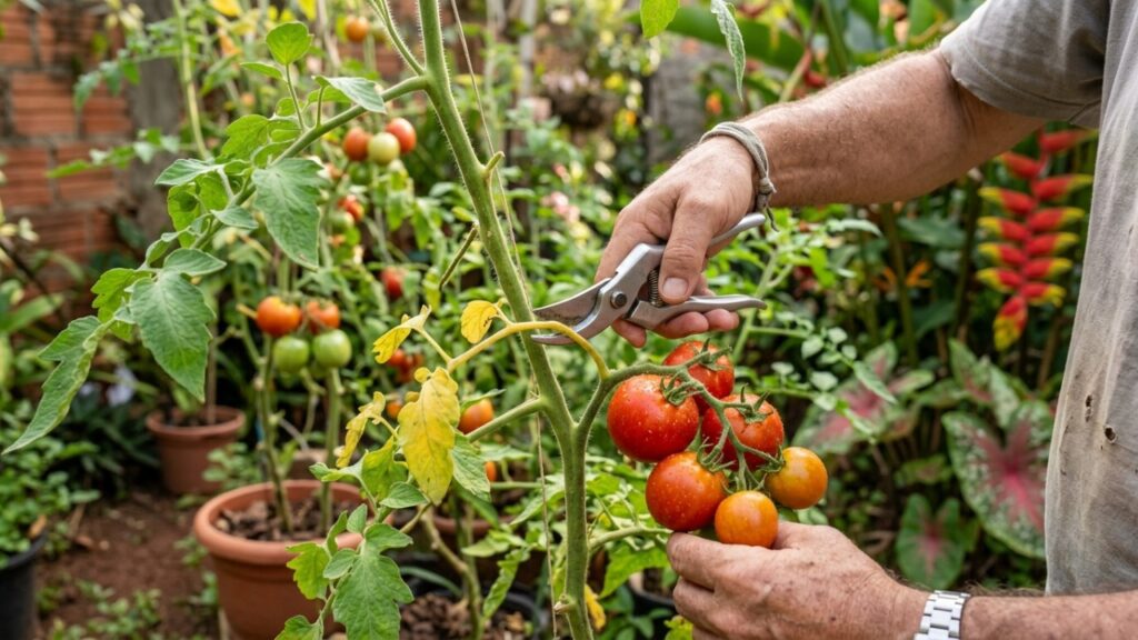 Nem mais fertilizante, nem produto caro: estes cuidados ajudam os tomates a amadurecerem mais rápido no próprio pé
