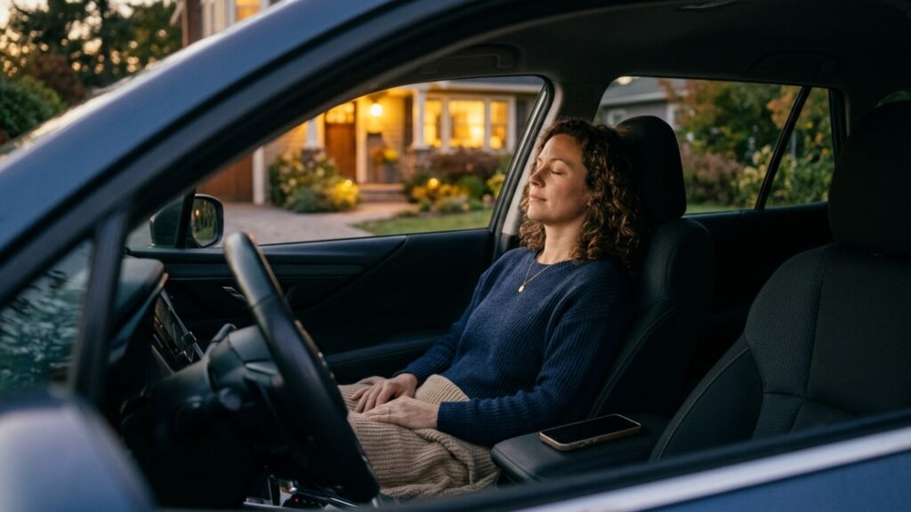 A psicologia diz que quem permanece alguns minutos dentro do carro antes de entrar em casa pode não estar apenas descansando, mas criando uma pausa emocional entre duas rotinas