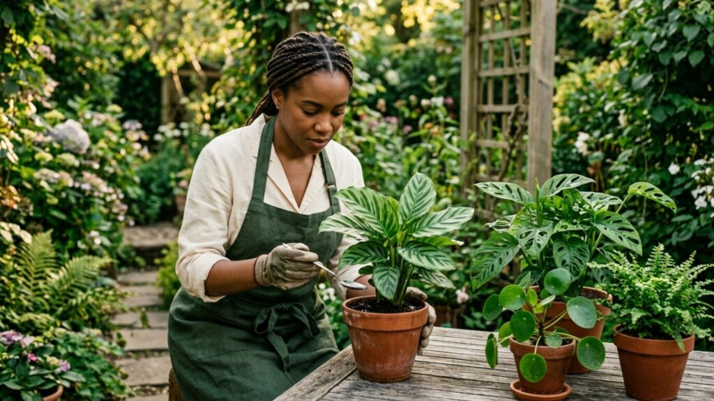 Sem adubo caro nem produto químico: a mistura caseira antiga que as avós usavam para melhorar a aparência das plantas