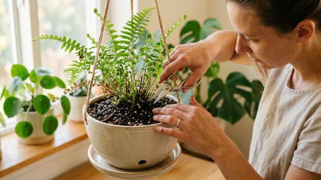 Nem falta de adubo, nem planta fraca: por que a samambaia comprada verde e volumosa começa a definhar dentro de casa