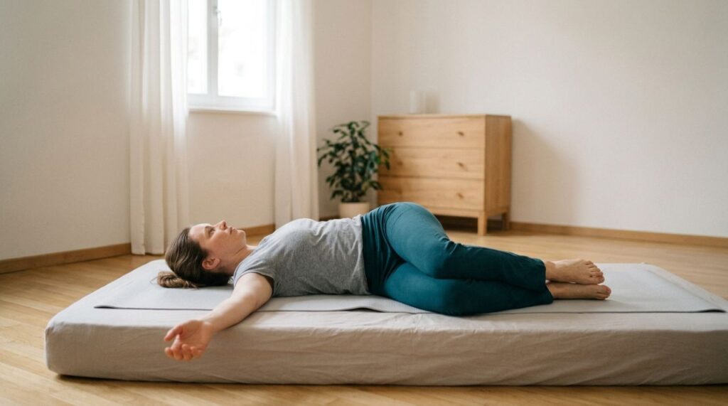Coluna travada ao acordar: 3 alongamentos suaves para fazer antes de sair da cama