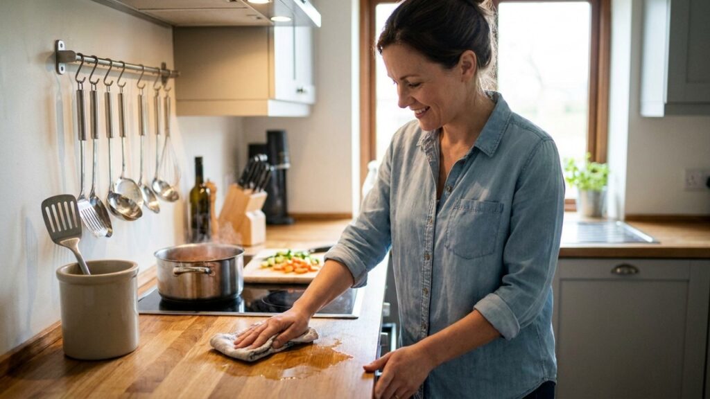 A psicologia aponta que limpar enquanto cozinha não é apenas organização, mas pode revelar uma tentativa de controlar o estresse antes que ele aumente