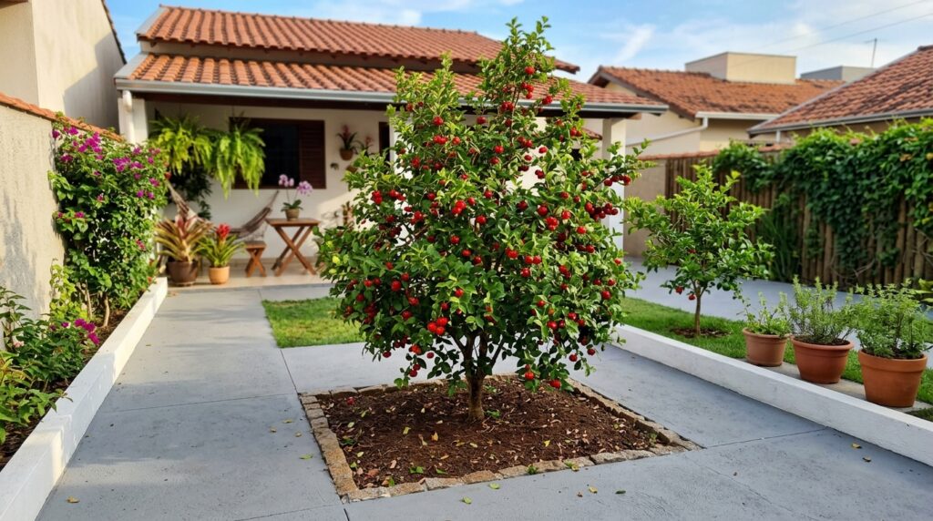 7 árvores frutíferas que não estragam, nem levantam o piso do quintal e cabem em espaços pequenos