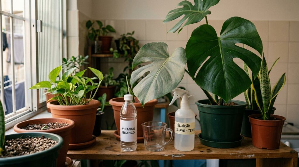 Especialista em plantas: "O vinagre é o meu segredo para cuidar delas."