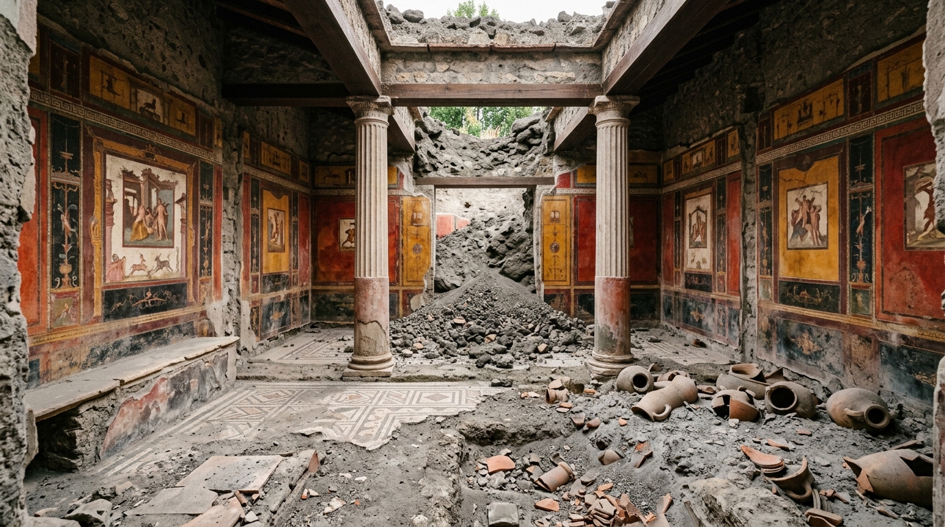 A cidade romana de Pompeia continua revelando segredos após novas escavações arqueológicas