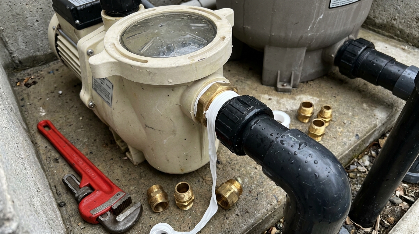 Piscineiro ensina instalar um filtro de piscina sem esvaziar a água