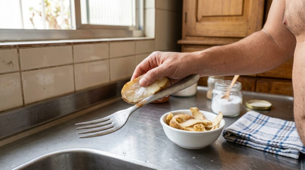 Misturar cascas de batata com bicarbonato de sódio: para que serve e por que ajuda na limpeza da casa