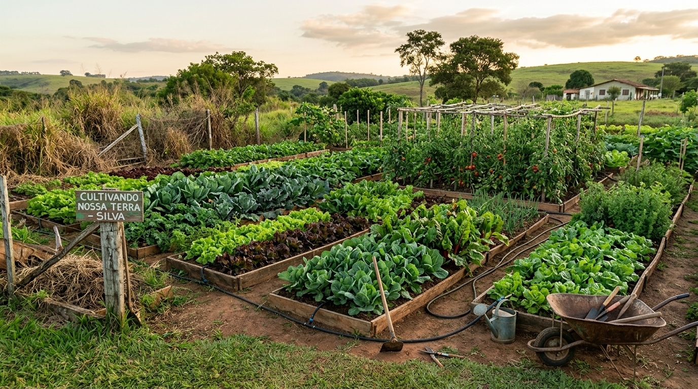 Agricultor cuida de terreno vizinho abandonado por 12 anos, gasta R$ 50 mil transformando o espaço em horta e área de lazer, mas quando decide pedir a posse na Justiça descobre que uma pendência antiga pode derrubar todo o direito 