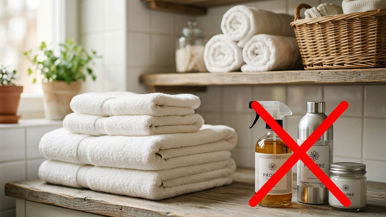 Sem amaciante comercial, nem produtos caros: a melhor forma de deixar as suas toalhas de banho fofas e macias usando vinagre branco