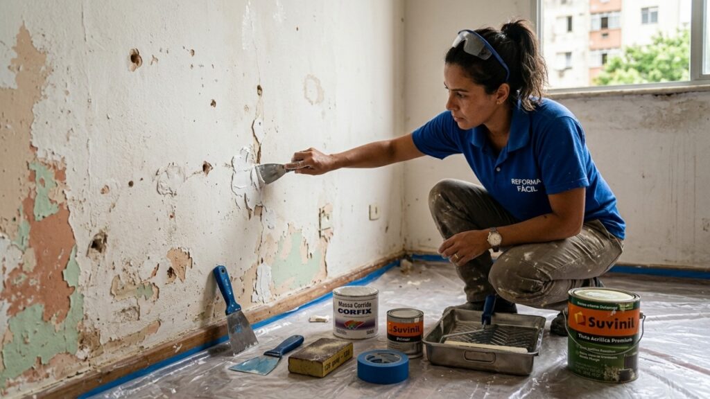 Quanto custa pintar um quarto de 12 m² com um profissional e o que pode mudar no orçamento da pintura