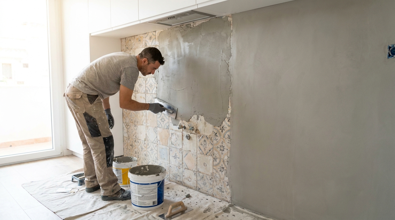 Por que tantas pessoas estão trocando azulejos por revestimentos contínuos nas reformas