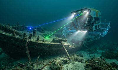 Cientistas mergulham até navios lendários da exploração polar e revelam imagens inéditas dos destroços