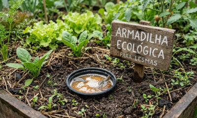 O truque caseiro simples com cerveja para criar uma armadilha ecológica e eliminar lesmas e caracóis da horta de uma vez por todas