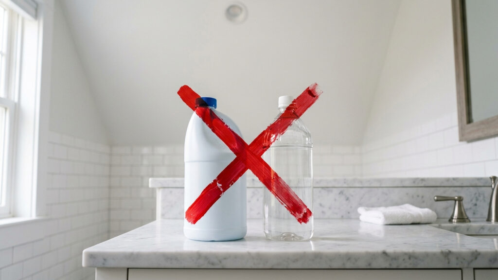 Sem água sanitária, nem vinagre: a melhor forma de eliminar o mofo do teto do banheiro usando um ingrediente de R$ 5 reais sem cheiro forte