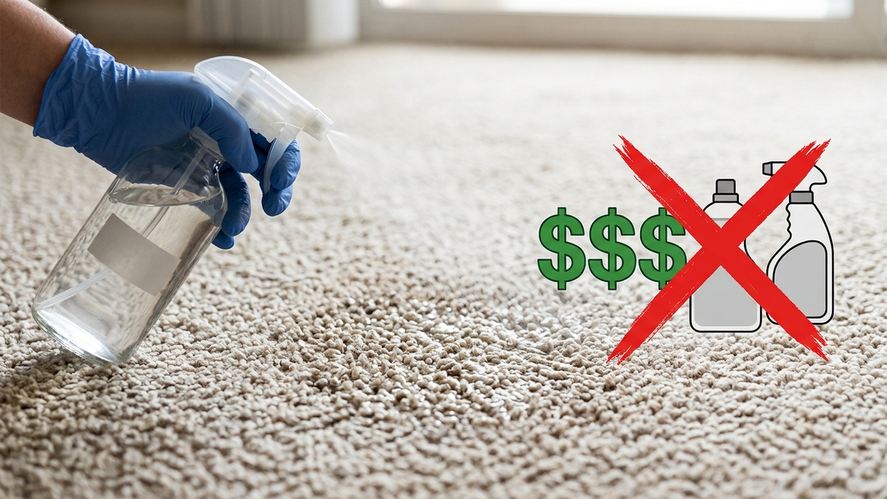 Sem produtos caros, nem lavanderia: a melhor forma de neutralizar o cheiro de urina de pet no tapete usando apenas vinagre de álcool diluído