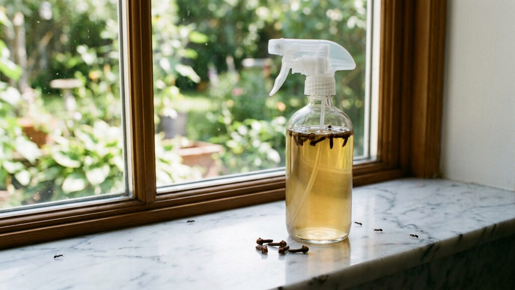 Mistura de álcool com cravo-da-índia: para que serve o spray repelente caseiro para afastar as formigas doceiras das bancadas