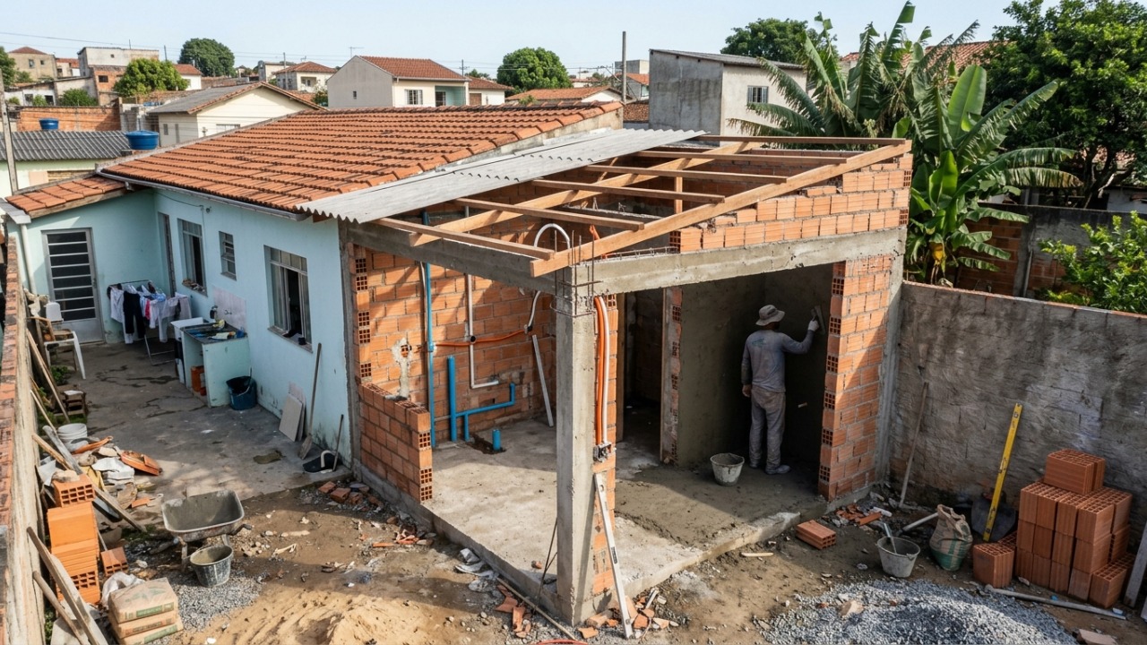 Quanto custa construir um quarto de 12 m² com banheiro e quais são os principais gastos antes de começar a obra