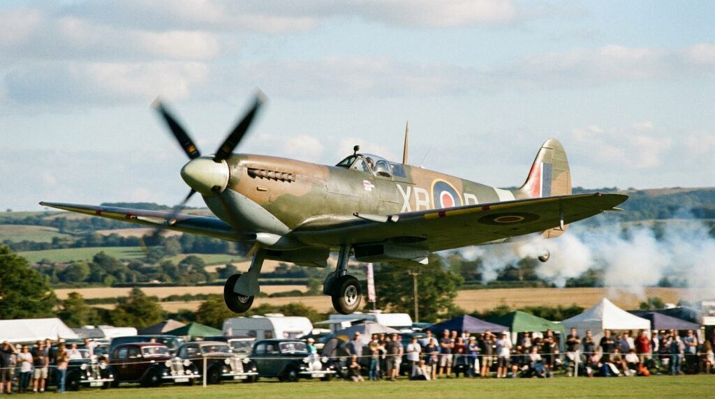 Mais de 80 anos após a Segunda Guerra, o famoso caça britânico voltou a voar em um evento histórico