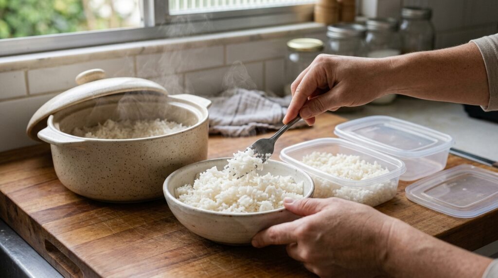 Colocar uma colher de vinagre no cozimento do arroz: para que serve e por que é recomendado