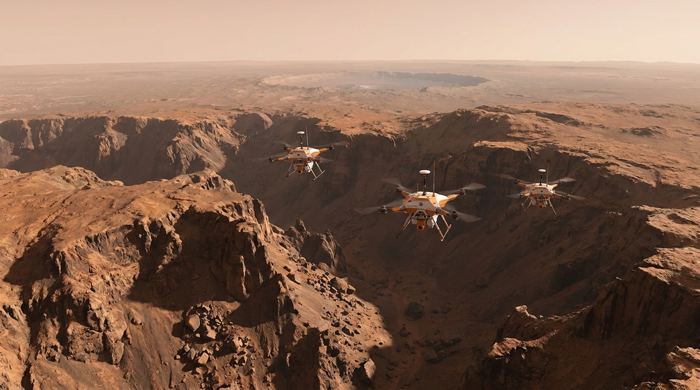 NASA prepara 3 helicópteros para explorar Marte em missão prevista para 2028