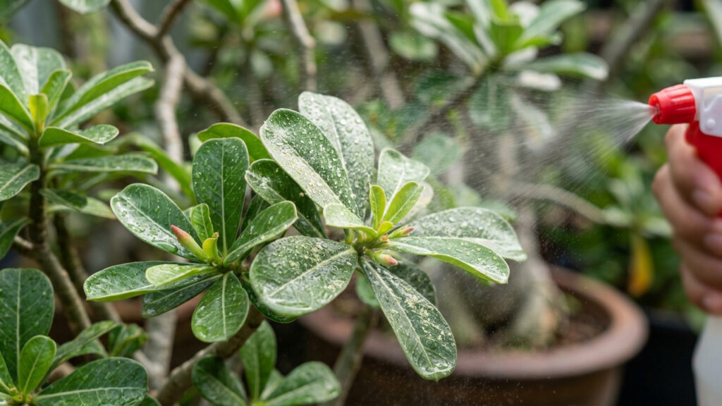 Enxofre solúvel na jardinagem: como usar o produto para combater de forma definitiva a infestação de ácaros nas rosas-do-deserto