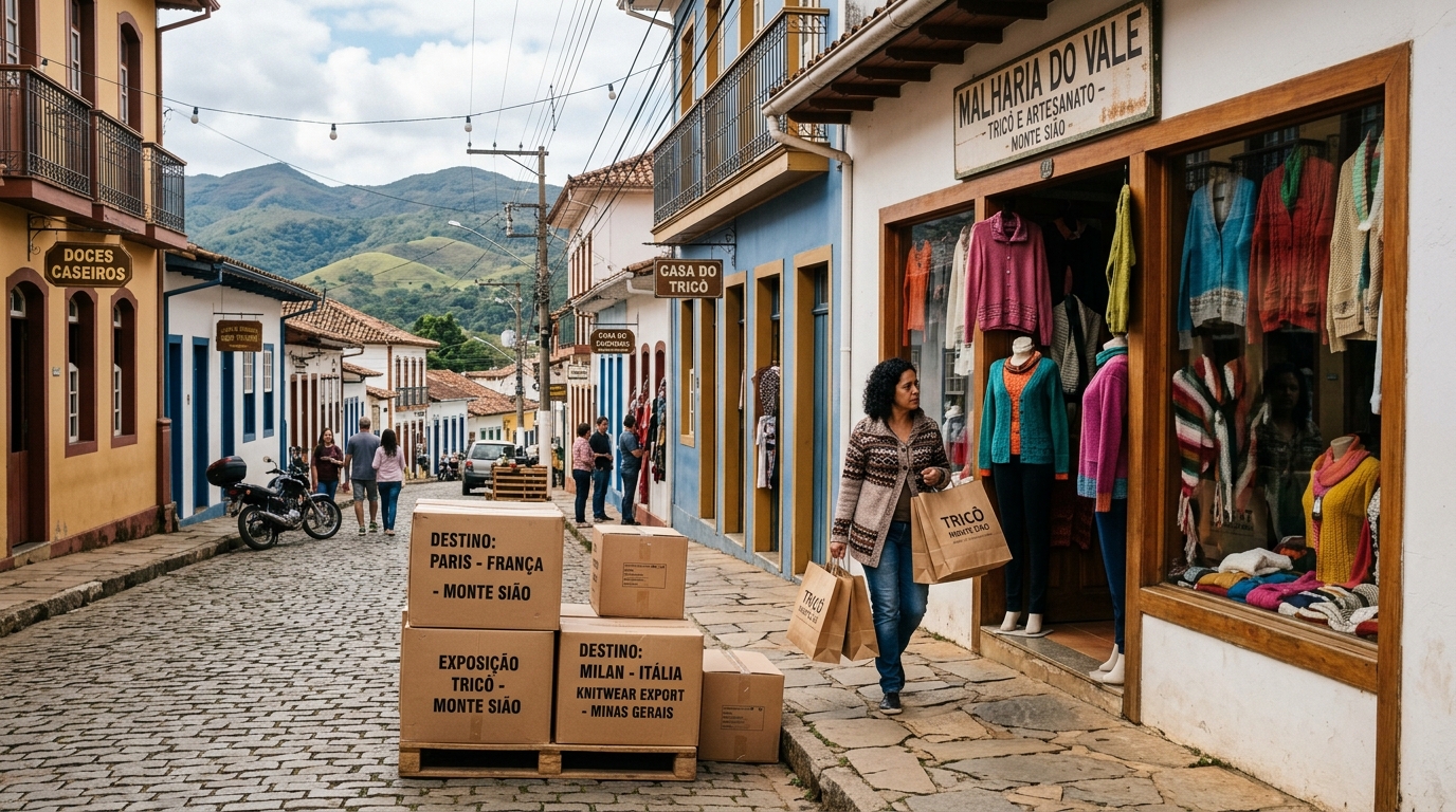 A cidade de 24 mil habitantes que produz 3 milhões de peças de tricô por mês e exporta para grifes de Paris e Milão
