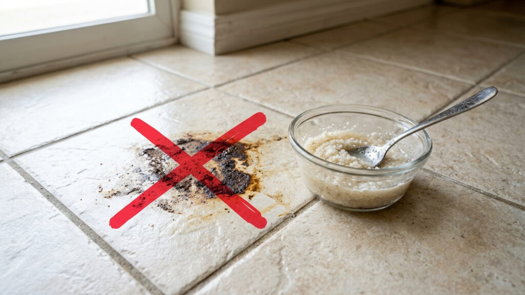 Mistura de vinagre branco com sal fino: para que serve e por que muitos usam a solução imediata para tirar manchas de ferrugem do piso
