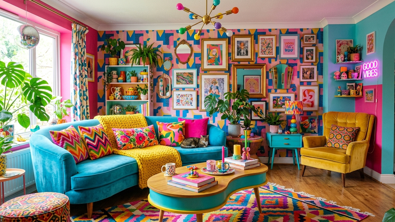 Adeus ambientes neutros e sem graça: a nova tendência Dopamine Decor para renovar a casa com cores vibrantes e peças nostálgicas cheias de afeto
