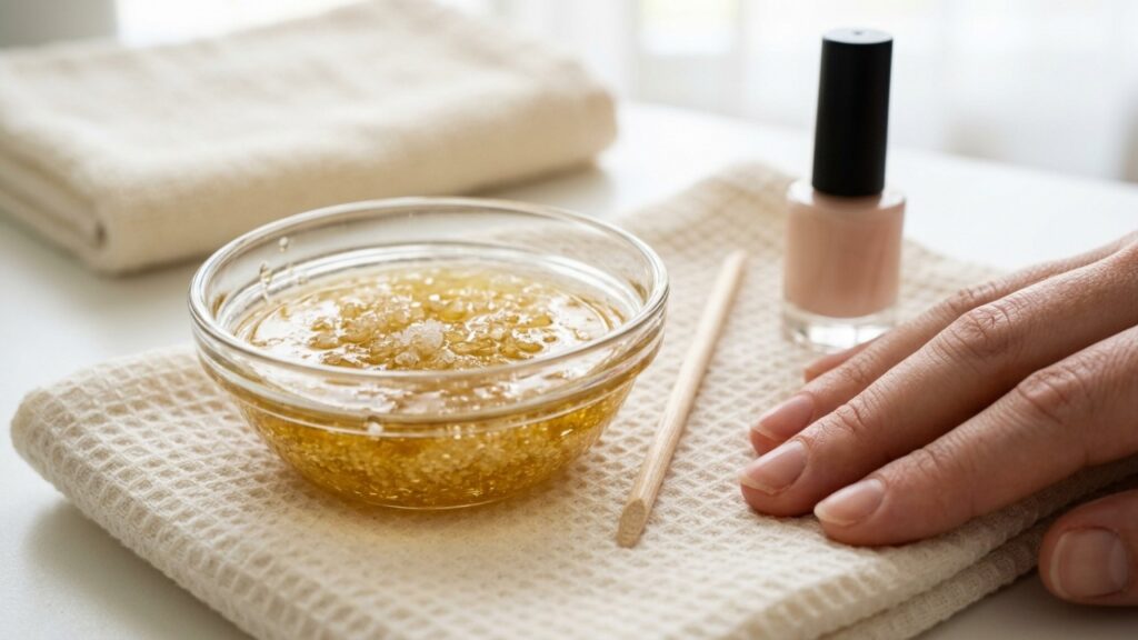 Uma colher de sal e algumas gotas de óleo 2 minutos antes da manicure: o truque para deixar as cutículas mais bonitas