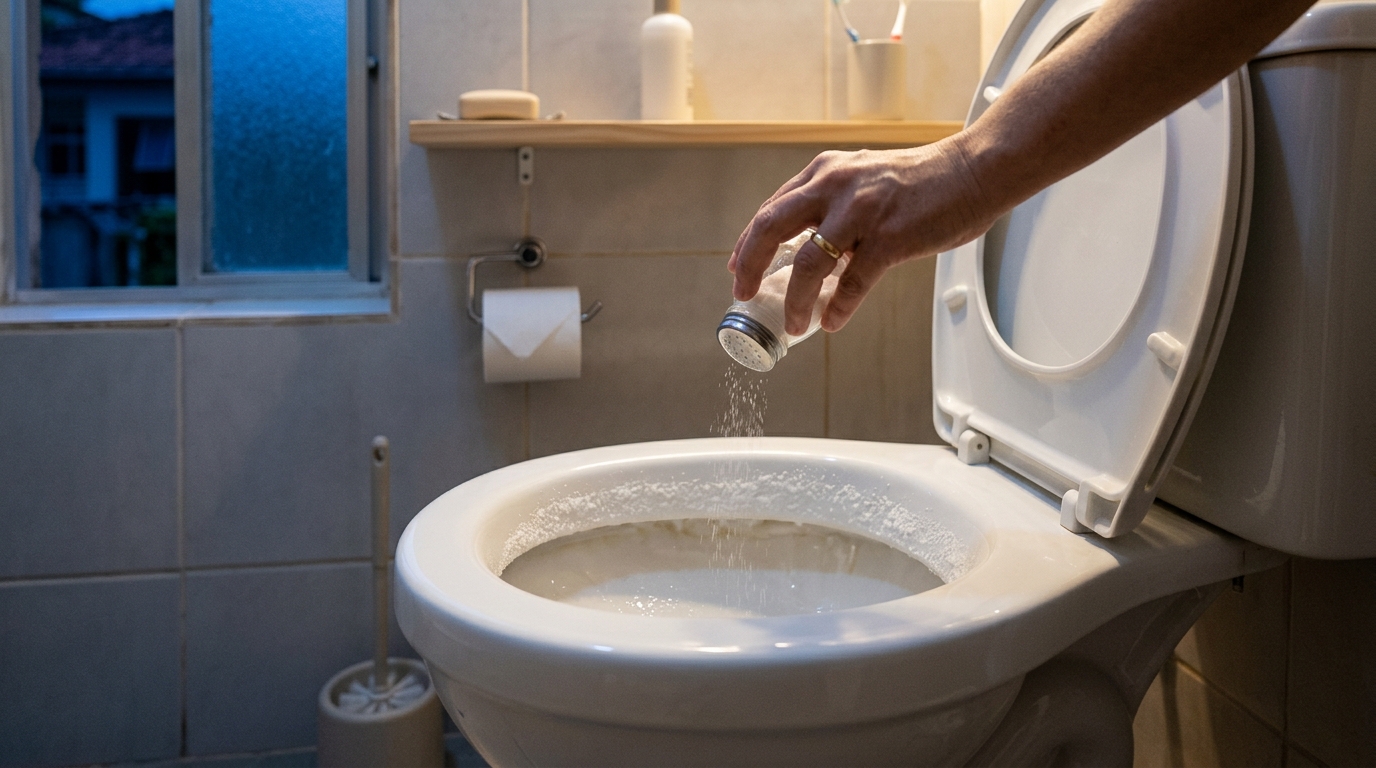 Colocar sal no vaso sanitário à noite antes de dormir: para que serve e por que especialistas recomendam fazer isso toda semana
