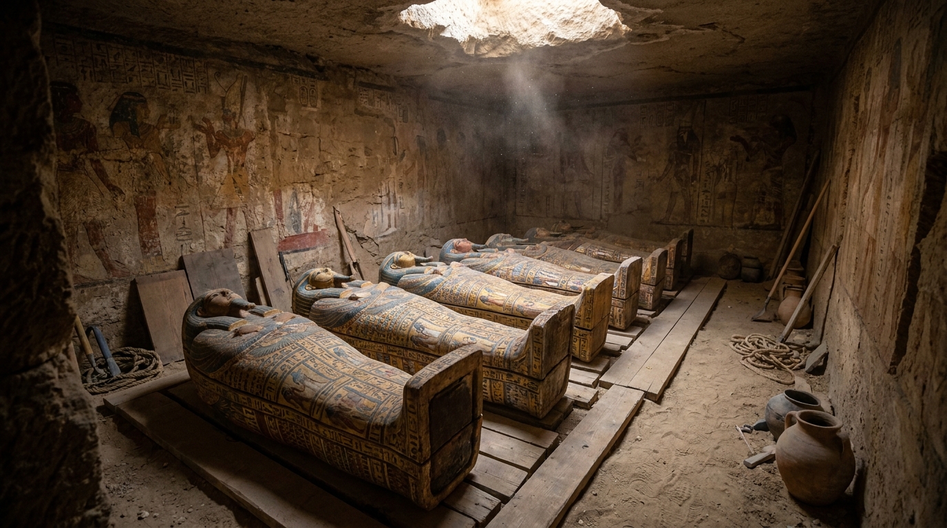A Necrópole de Saqqara continua revelando tesouros após sucessivas campanhas arqueológicas