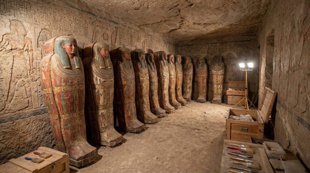 A Necrópole de Saqqara continua revelando tesouros após sucessivas campanhas arqueológicas