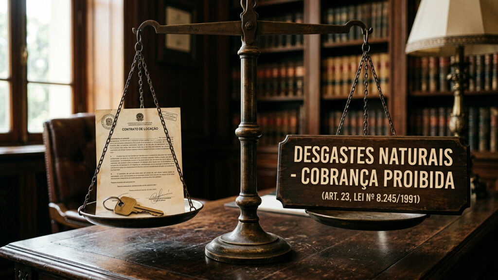 Inquilino devolve imóvel após 3 anos, imobiliária exige R$ 8 mil em reformas gerais e Justiça proíbe cobrança de desgastes naturais de uso