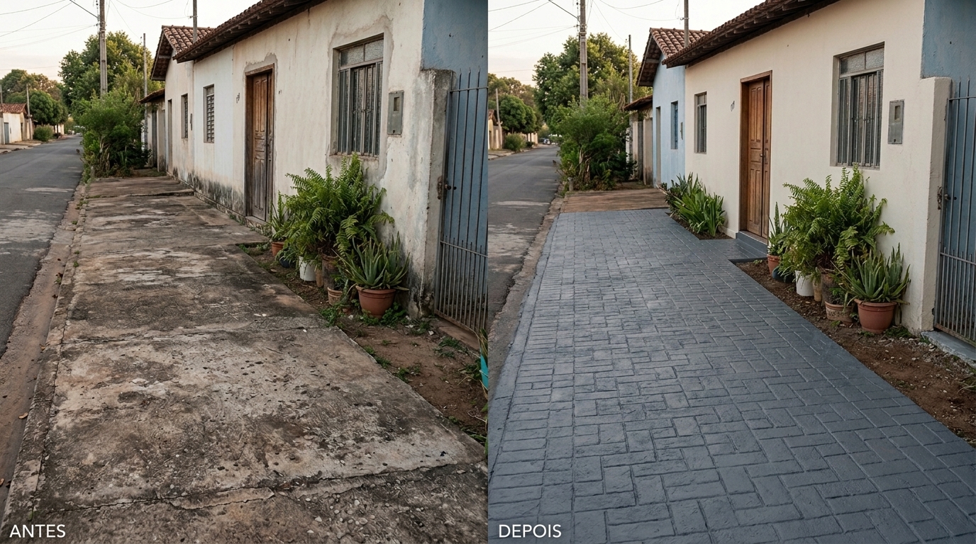 Como pintar uma calçada de cimento e embelezar sua casa como um pintor profissional
