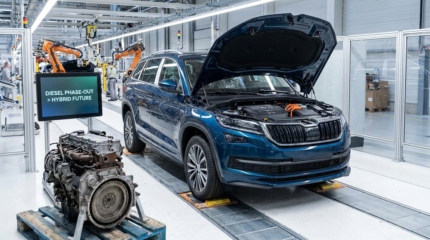 Skoda prepara adeus ao motor 2.0 TDI e aposta em novo 1.5 turbo híbrido para a próxima geração