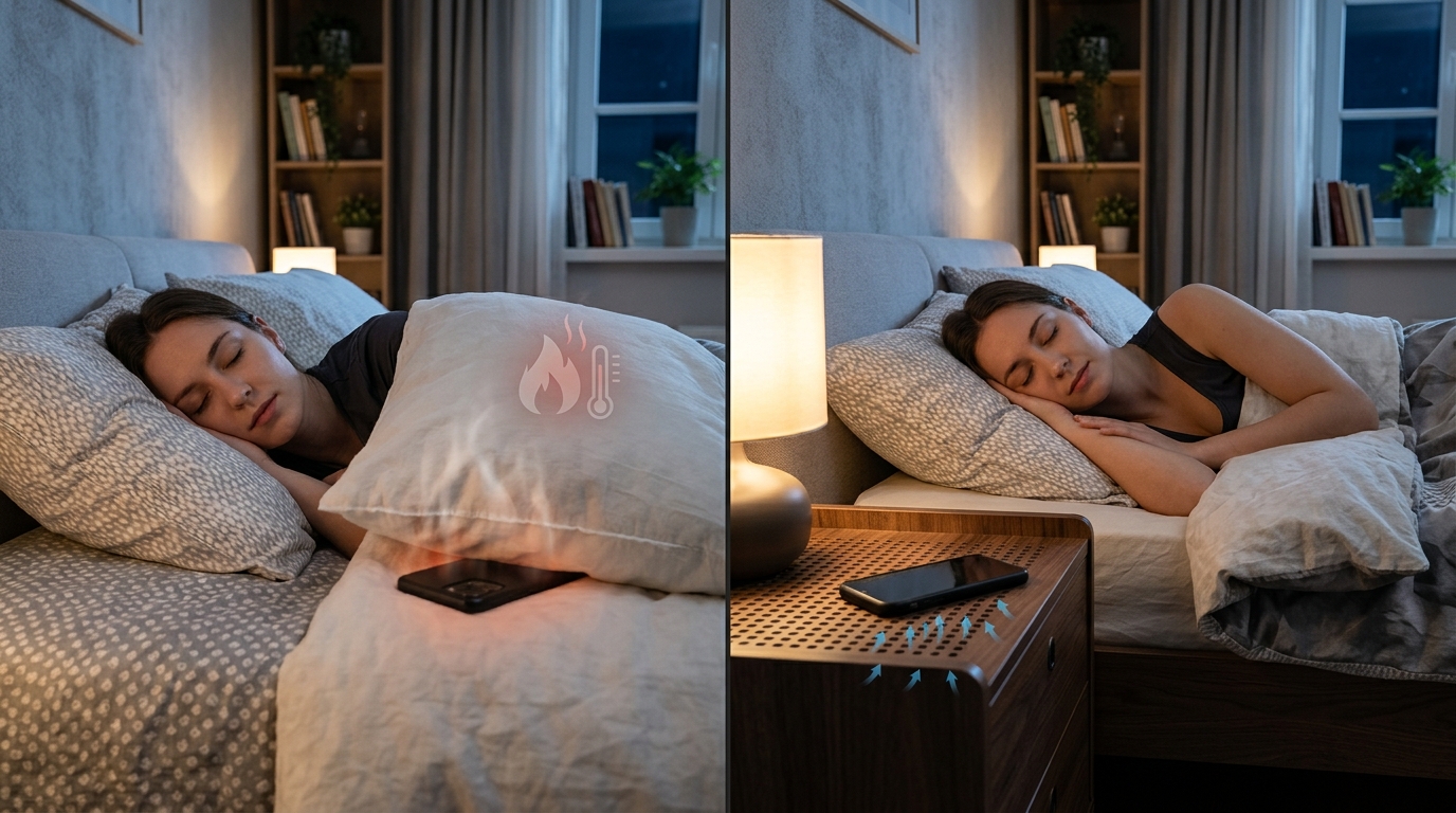 Qual é a distância segura para deixar o celular na cama antes de dormir