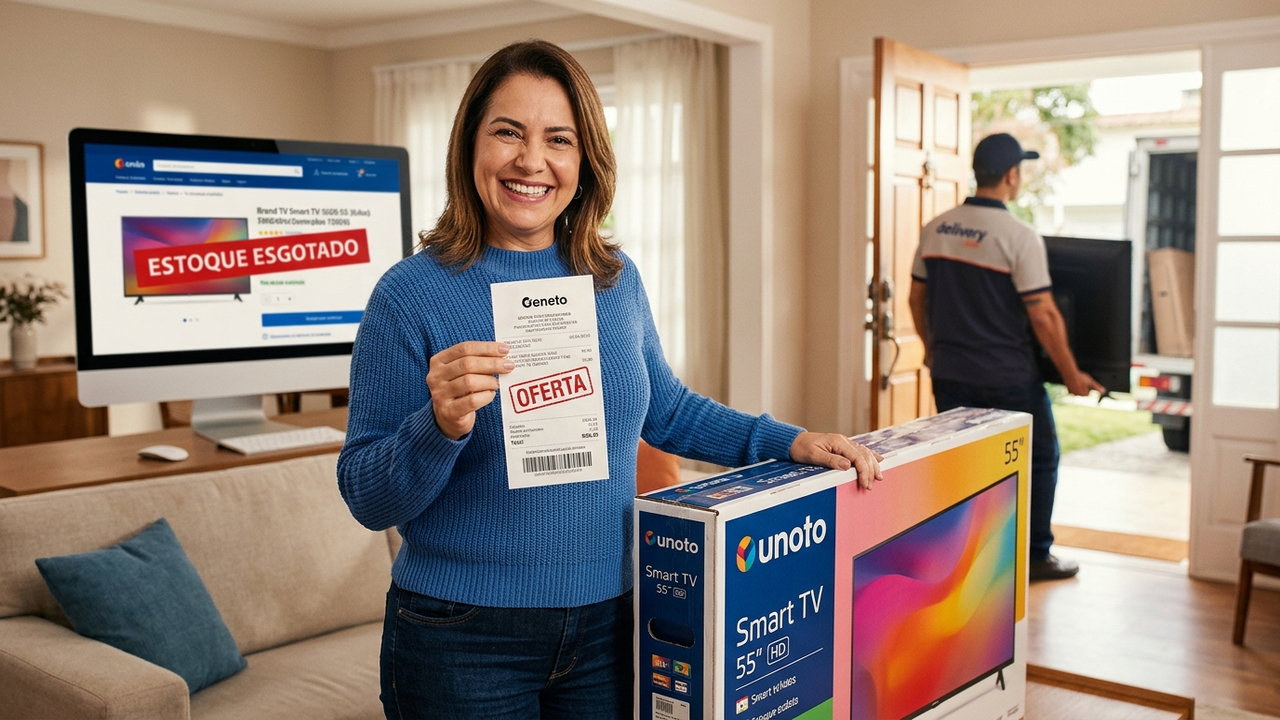 Consumidor paga televisão em 1 promoção de site, loja tenta cancelar a venda por falta de estoque e Justiça obriga entrega do aparelho