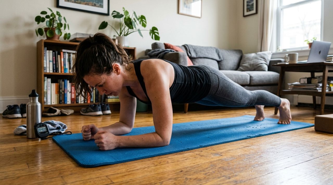 5 exercícios feitos por 40 segundos formam um treino rápido que trabalha pernas, braços e abdômen