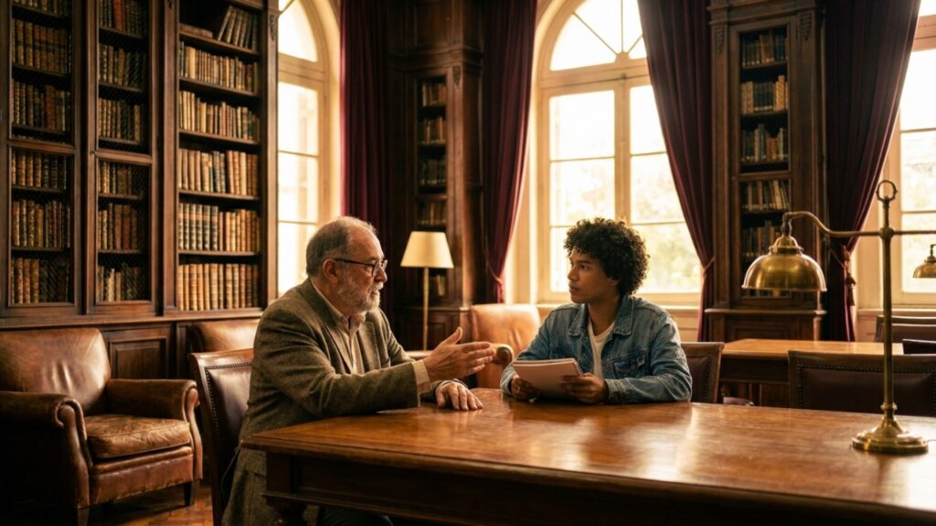 Provérbio chinês do dia: “Uma única conversa com um homem sábio vale mais que um mês inteiro de estudo com livros.” Uma reflexão sobre aprender com quem já viveu mais