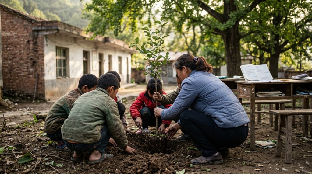 Provérbio chinês sobre trabalho: "Se você planeja para um ano, plante arroz; se planeja para duas décadas, plante árvores; e se planeja para uma vida inteira, eduque uma pessoa"