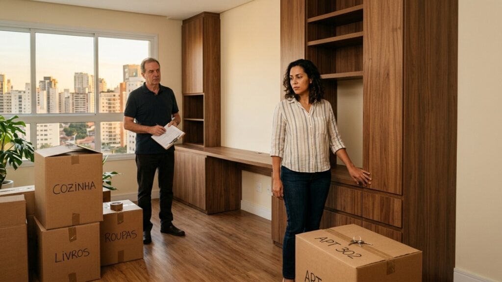 Inquilino gasta R$ 18 mil para instalar móveis planejados em apartamento alugado e proprietário recusa desconto no aluguel com base na lei