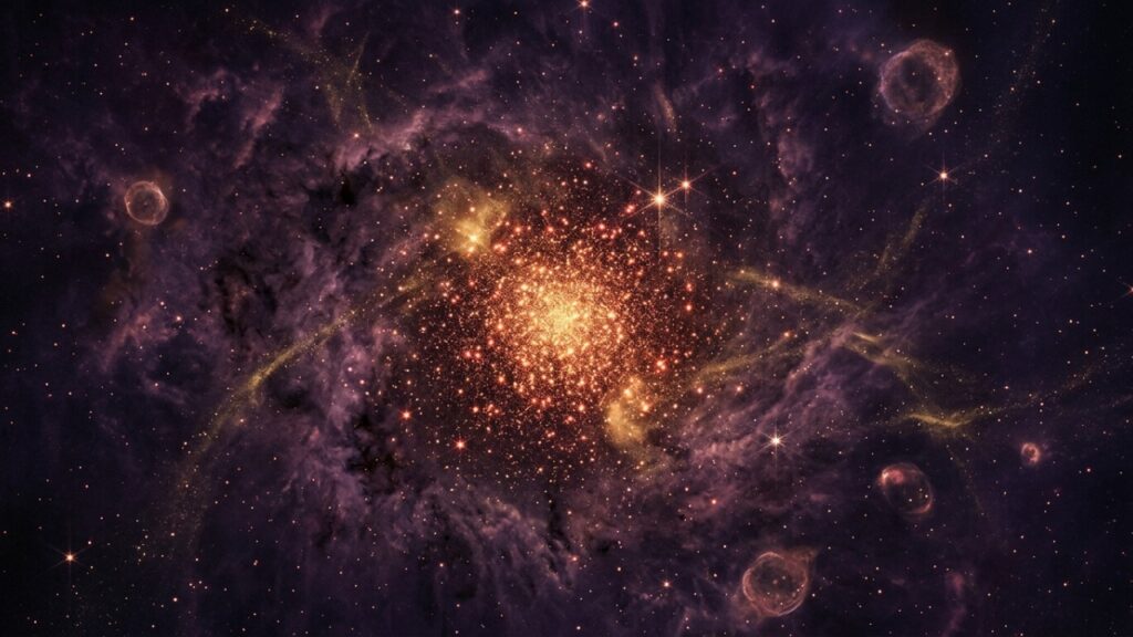 Astrônomos investigam aglomerado estelar e encontram pista rara sobre a formação de estrelas no universo