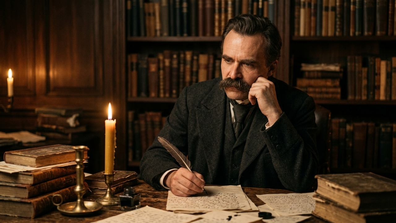 Frase do dia de Friedrich Nietzsche: “Não amamos a vida porque estamos acostumados a viver, mas porque estamos acostumados a amar.” Uma lição sobre os sentimentos que tornam a existência valiosa