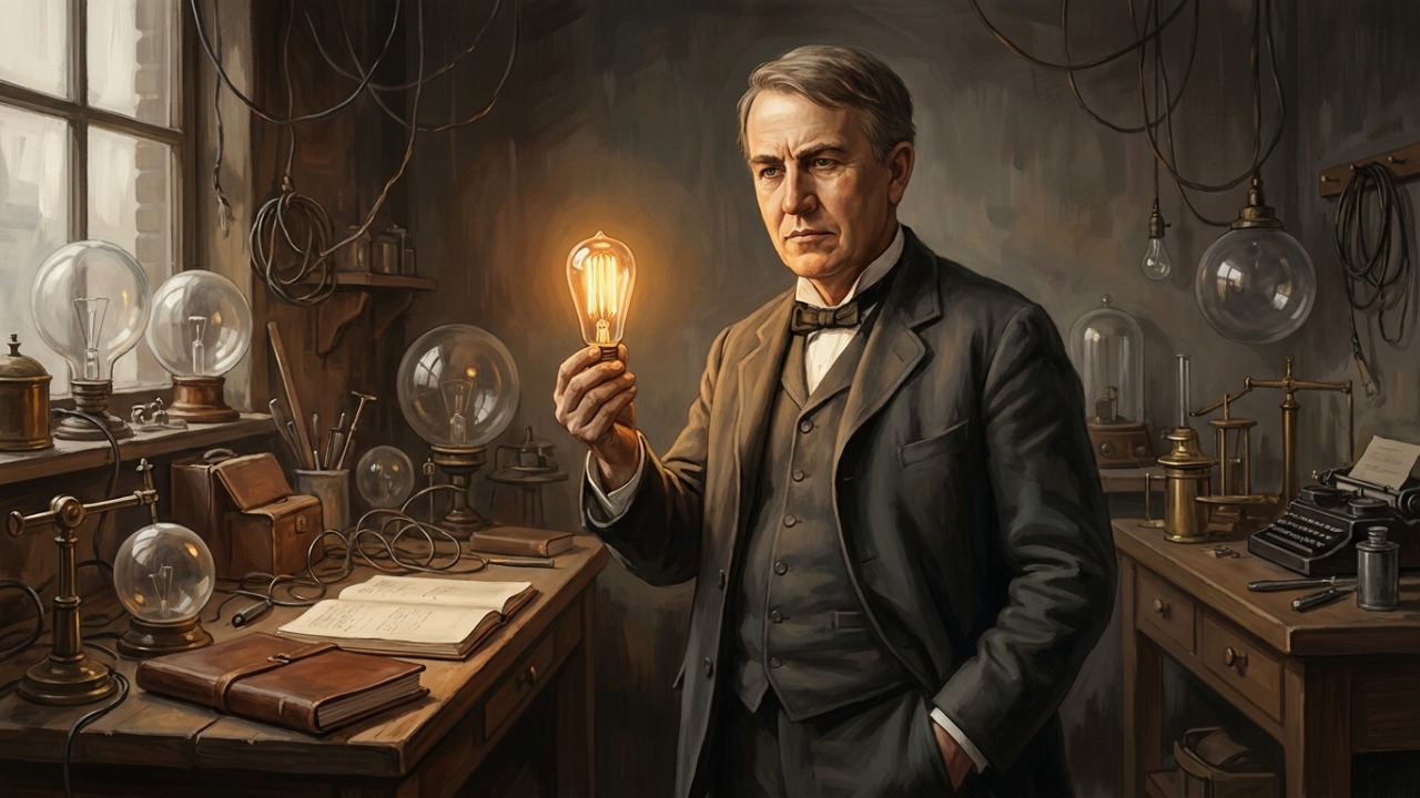 Thomas Edison sobre genialidade: “Um gênio é 1% de inspiração e 99% de…” Uma reflexão sobre trabalho e disciplina