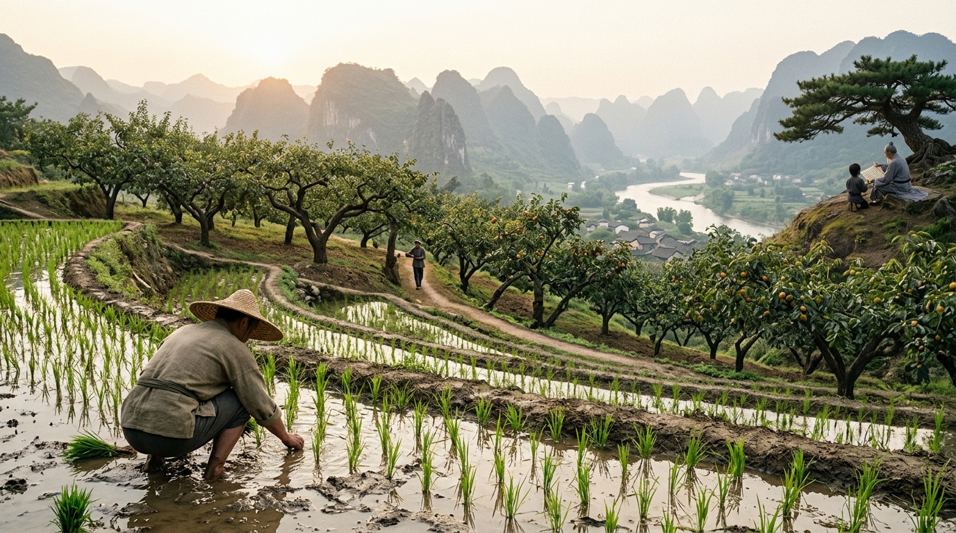Provérbio chinês do dia: "Se você fizer planos para um ano, plante arroz; se fizer planos para 10 anos, plante árvores; e se fizer planos para a vida toda, eduque uma pessoa."
