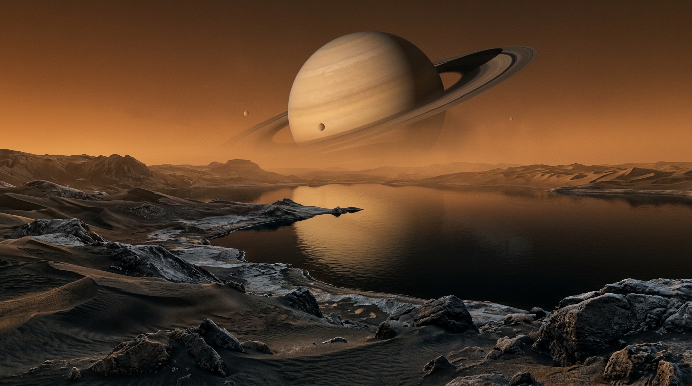 Titã possui algo que nem a Lua nem Marte têm: segundo os cientistas, essa lua de Saturno poderia ser uma base ideal para astronautas