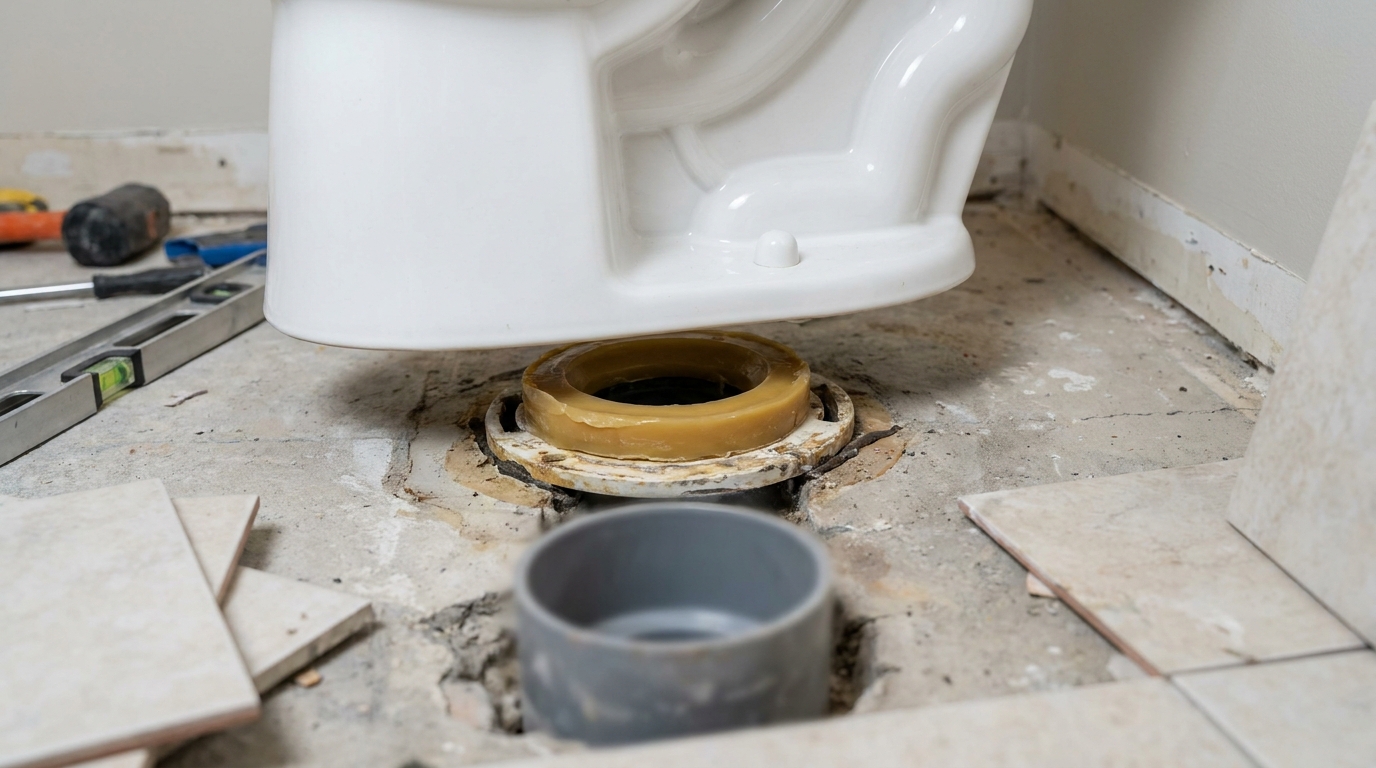 O erro na instalação do vaso sanitário que pode causar vazamentos e mau cheiro no banheiro