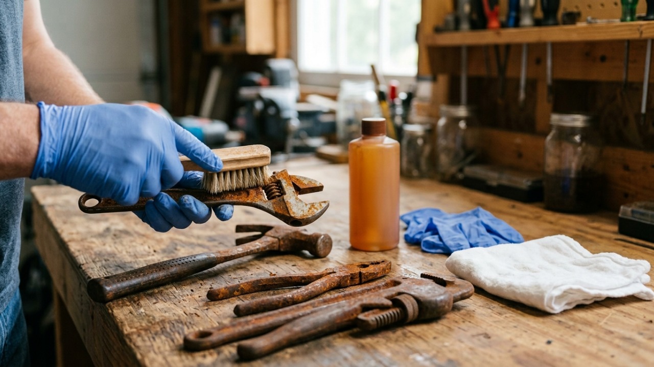 Nem vinagre nem bicarbonato: a melhor forma de remover ferrugem de qualquer superfície sem danificar o metal